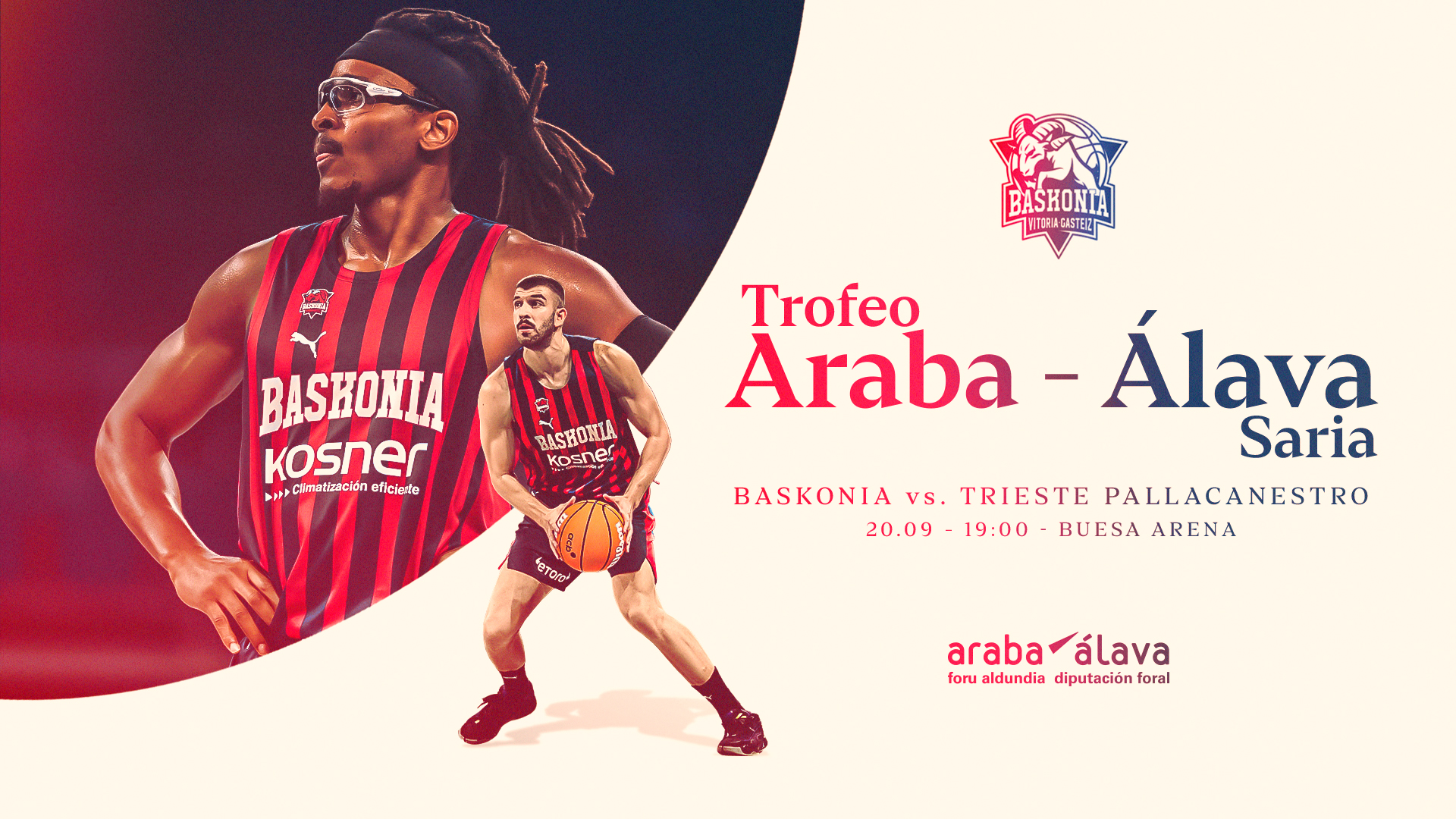 A la venta las entradas para el Trofeo Araba - Álava Saria - Saski Baskonia