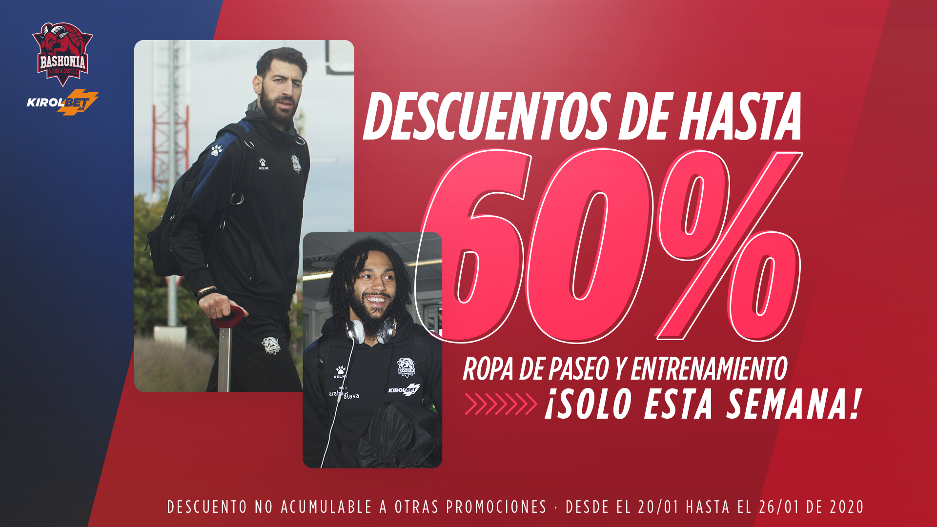 Llegan los mejores descuentos a la Baskonia-Alavés Experience Store! -  Saski Baskonia